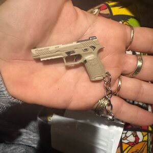 Tan Keychain Accessory